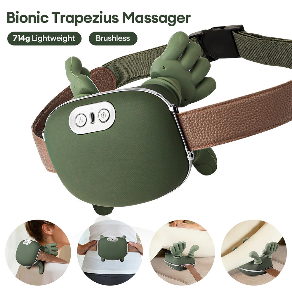 4D Bionic Finger Neck & Shoulder Massager - Relieve tension in just 10 minutes! The perfect tool for relaxation and well-being.