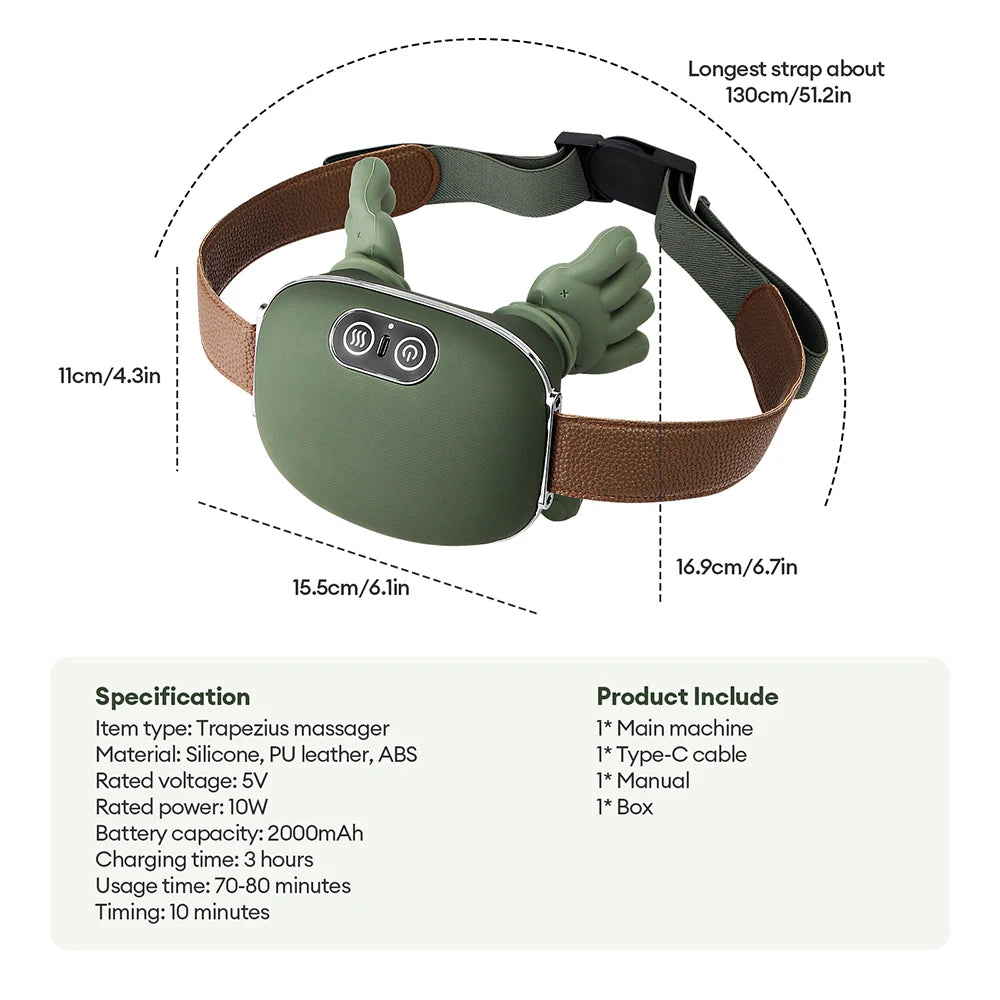 4D Bionic Finger Neck & Shoulder Massager - Relieve tension in just 10 minutes! The perfect tool for relaxation and well-being.