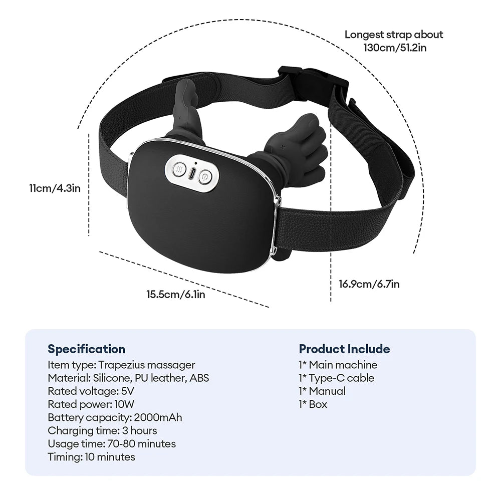 4D Bionic Finger Neck & Shoulder Massager - Relieve tension in just 10 minutes! The perfect tool for relaxation and well-being.