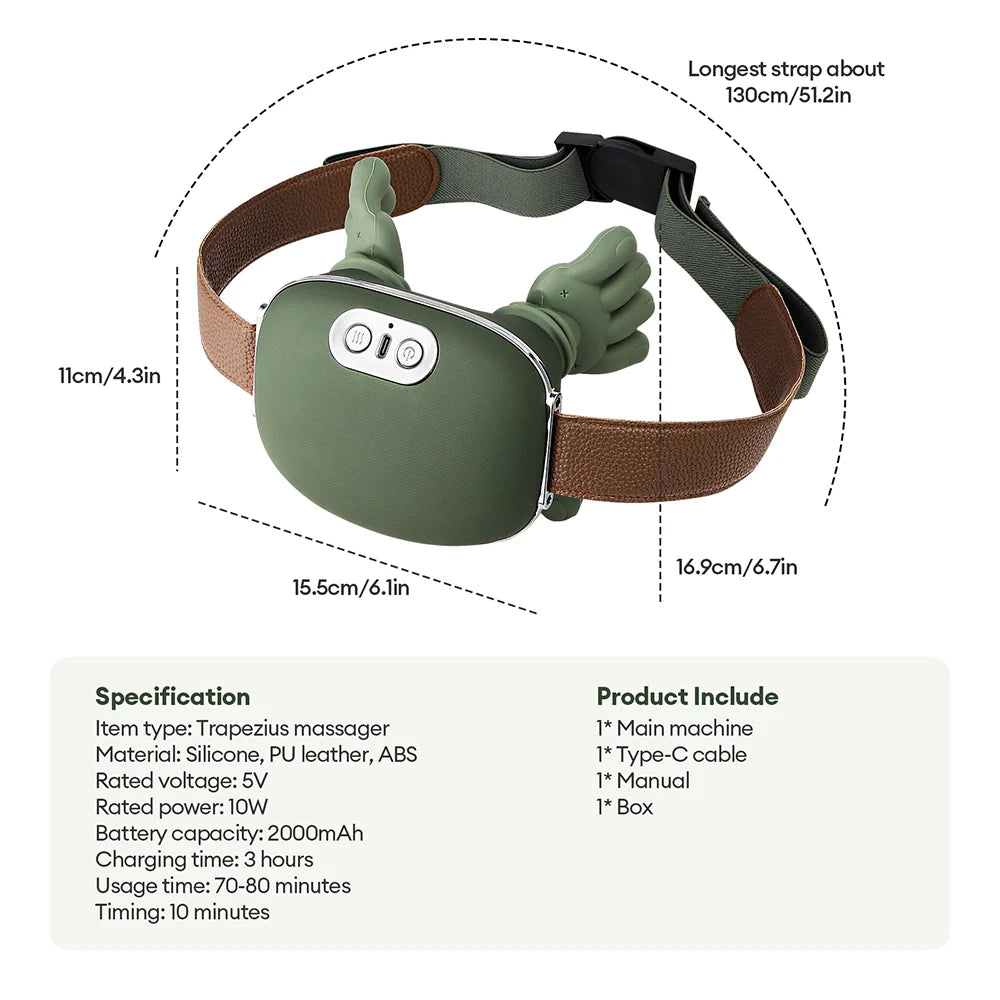 4D Bionic Finger Neck & Shoulder Massager - Relieve tension in just 10 minutes! The perfect tool for relaxation and well-being.
